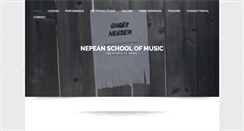 Desktop Screenshot of nepeanschoolofmusic.com